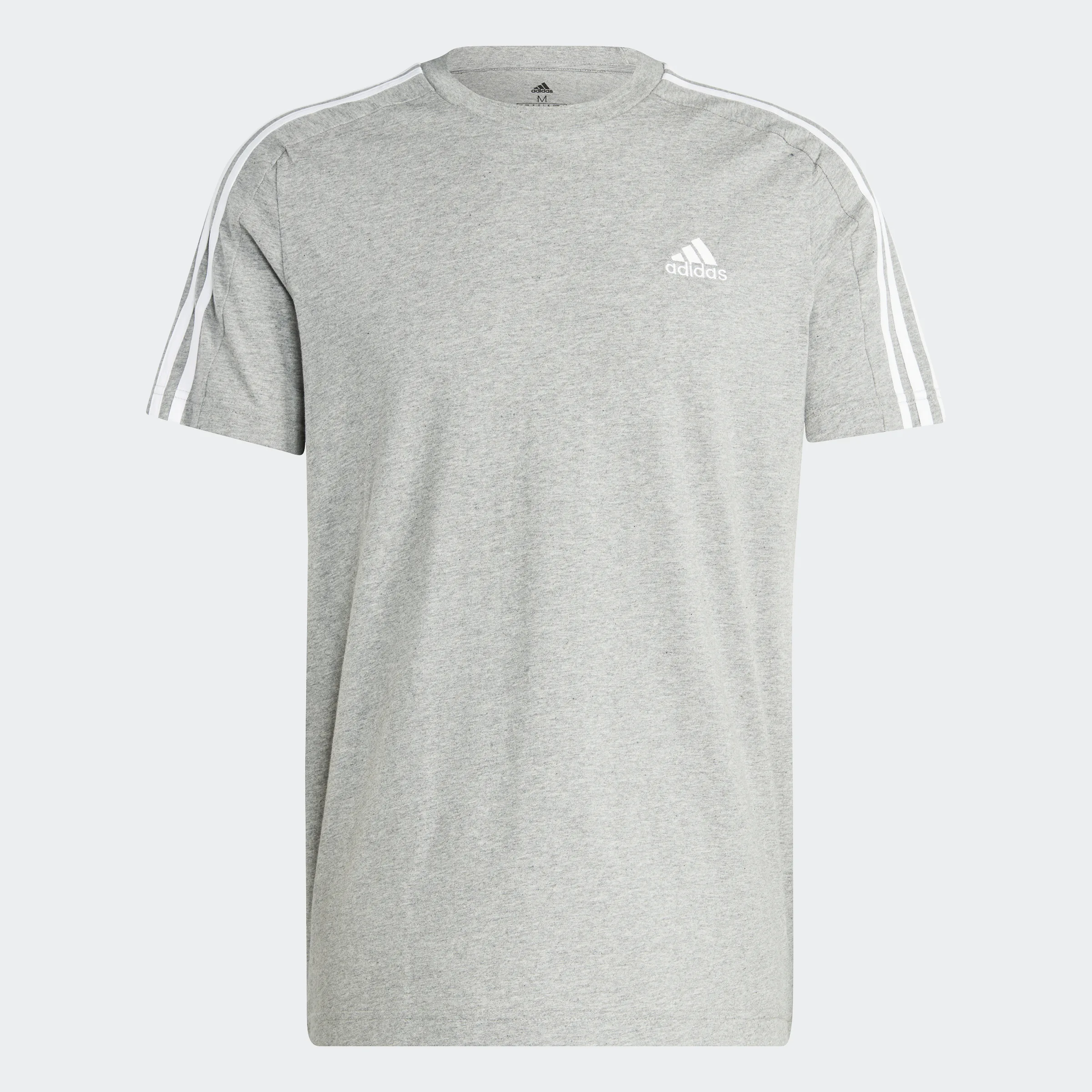 Adidas Essentials Single Jersey 3-Stripes Tee image 2
