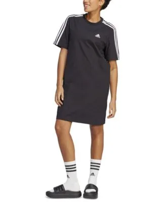 Adidas Essentials Single Jersey 3-Stripes Tee image 3